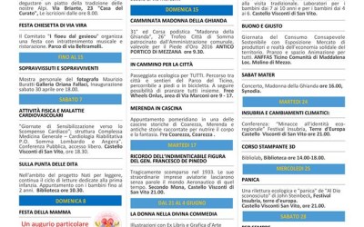 Eventi del mese di Maggio