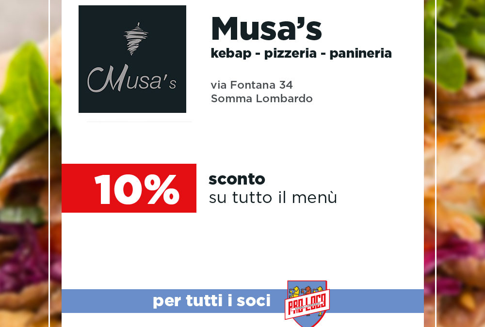 Convenzioni 2017 – Musa’s